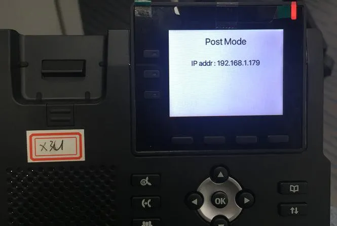 Telefone em modo POST