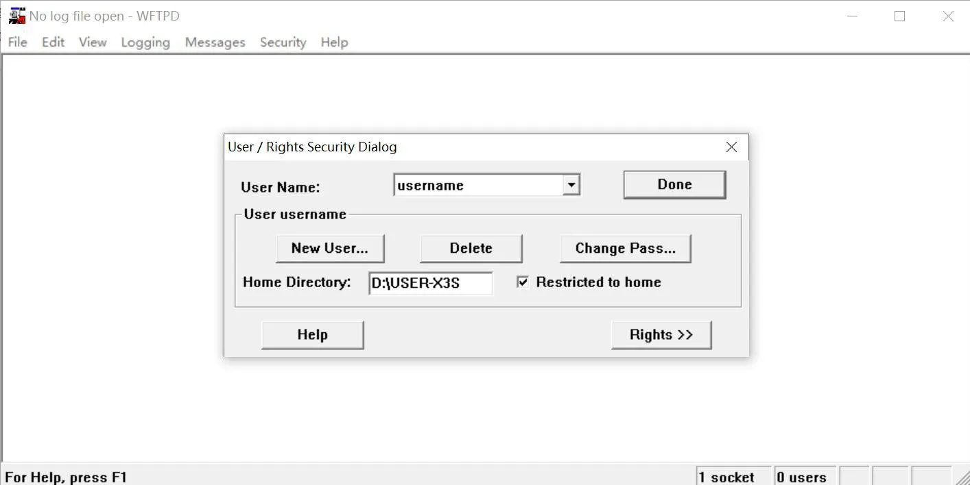Setting the FTP home directory path