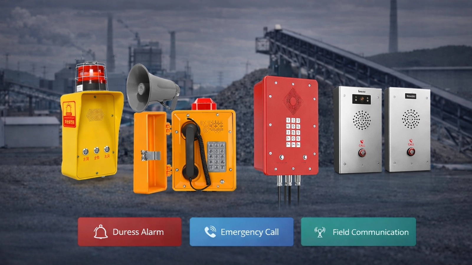 Uma Ampla Gama de Produtos de Alarme e Interfone
