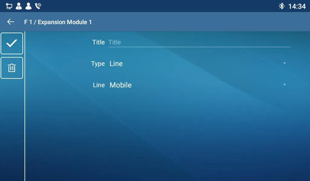 Configurações de Personalização de Título