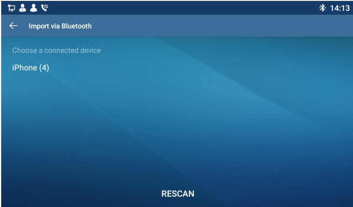 Atualizar Lista Bluetooth