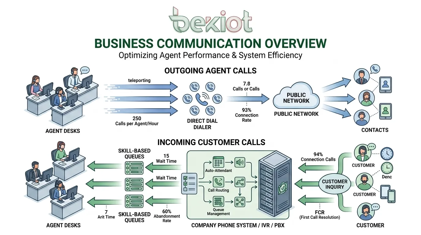 Chamada de saída vs. chamada de entrada: principais diferenças, recursos e casos de uso