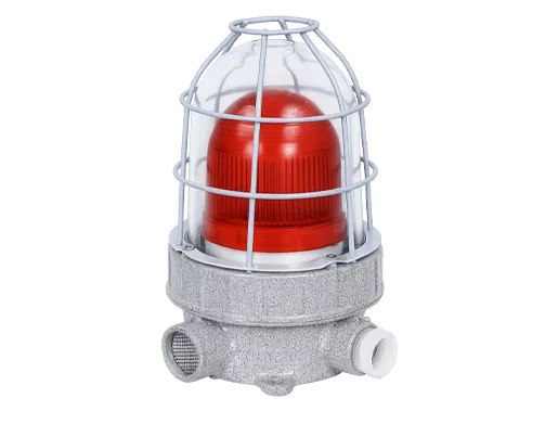 Alarme sonoro e visual à prova de explosão