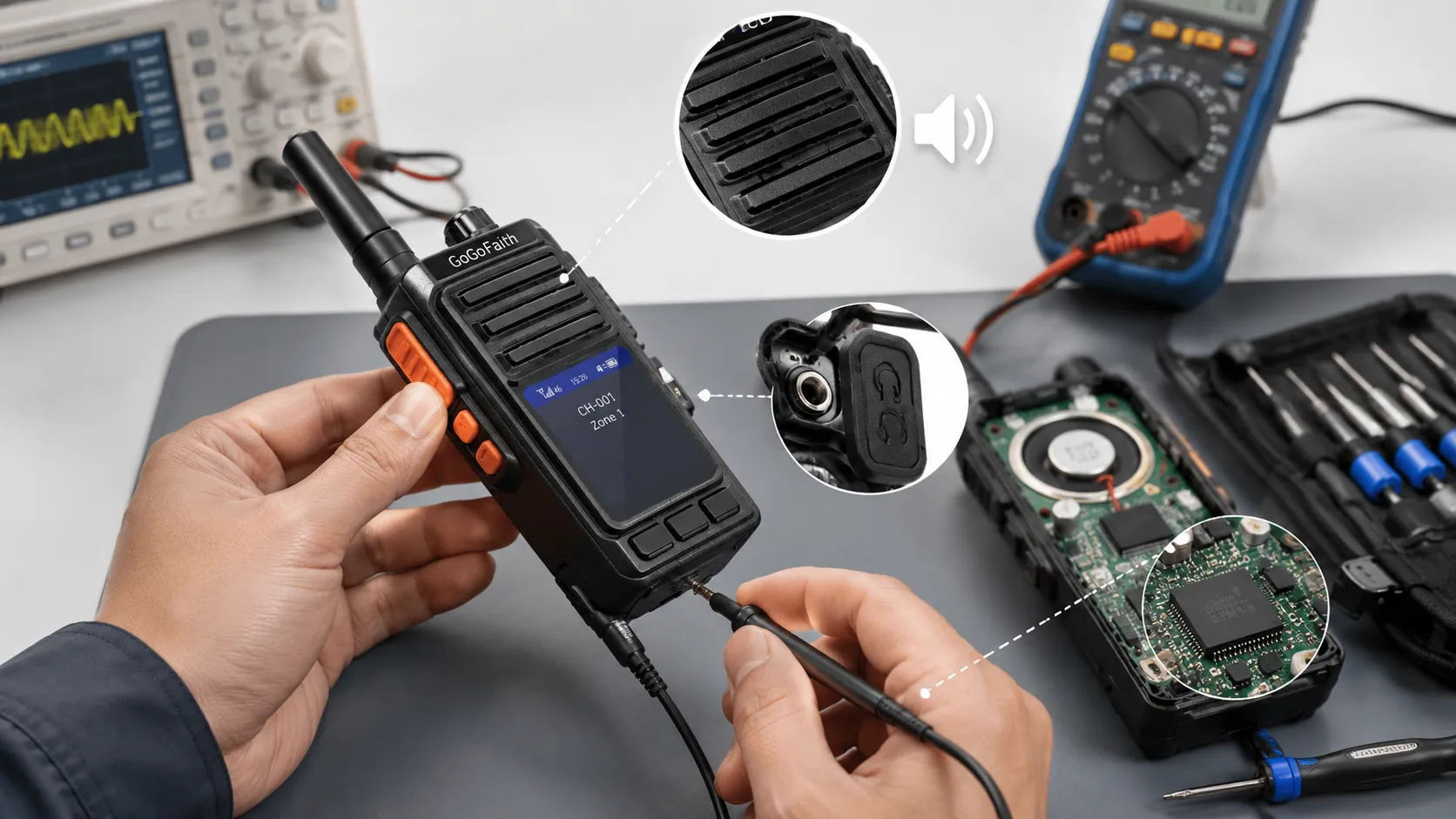 Falhas comuns de walkie-talkies e como corrigi-las
