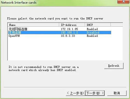 Distribuir IP para o telefone