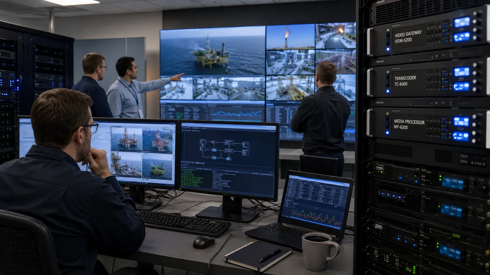 Integração de vídeo em comunicações unificadas com fluxos de câmera gateway de vídeo servidor de transcodificação display do centro de comando e verificação de compatibilidade