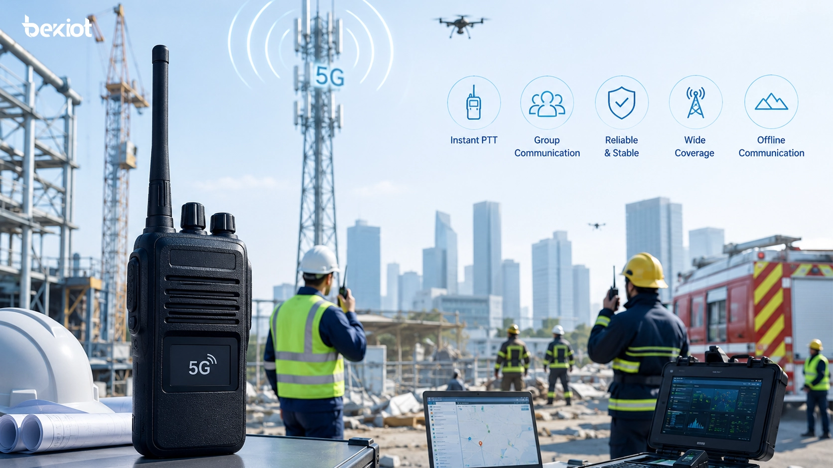 Por que os walkie-talkies ainda são importantes na era 5G