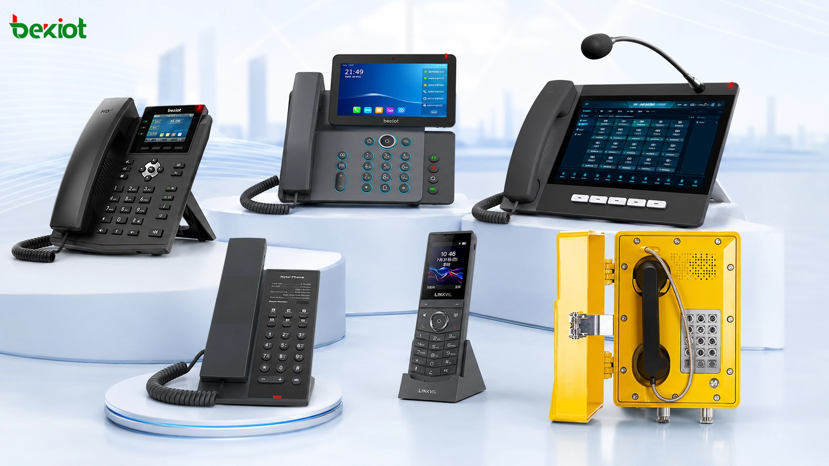 Quais formas os telefones IP podem ter? Tipos, recursos e cenários de aplicação