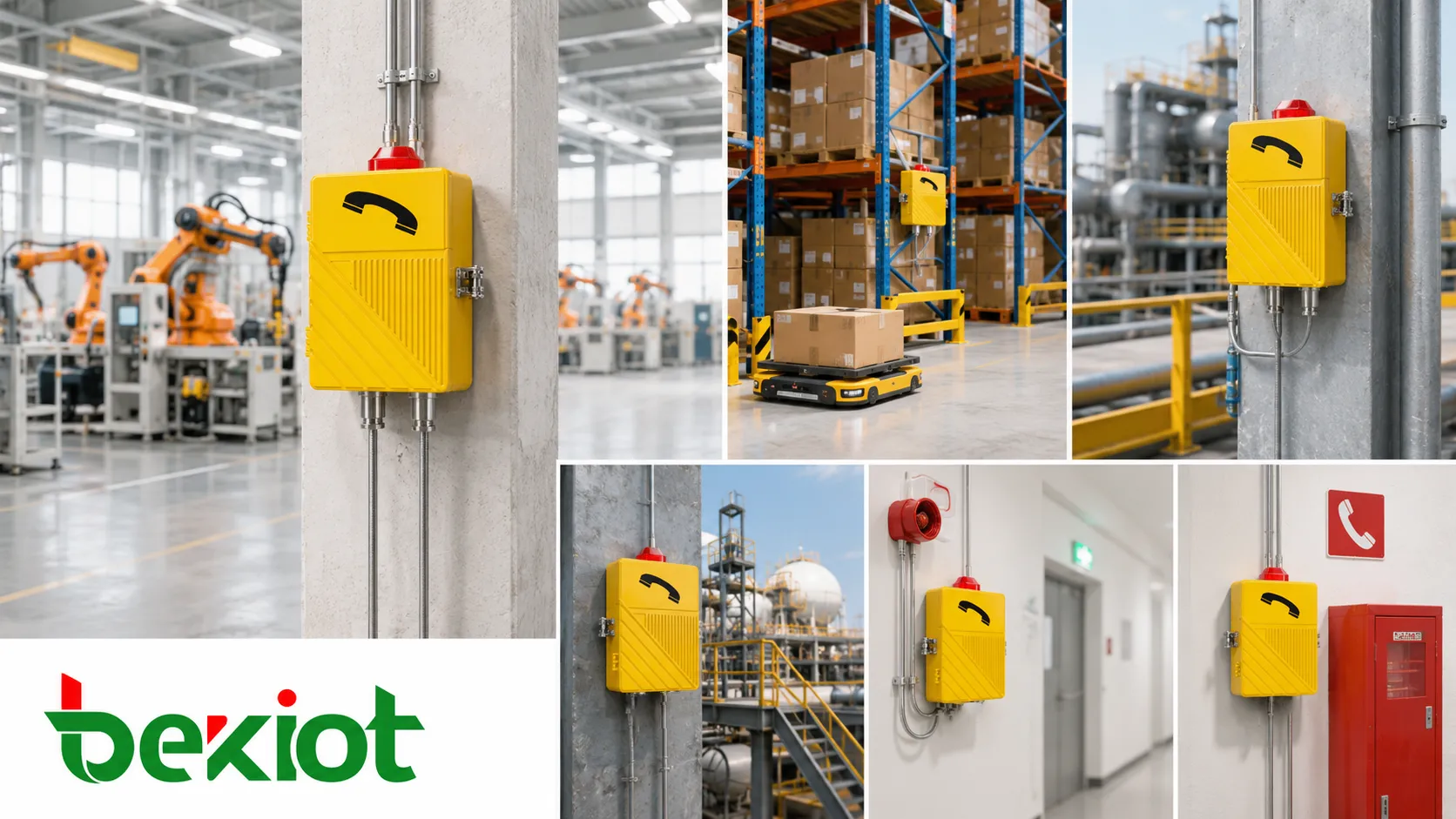 Aplicações do sinalizador strobe na manufatura industrial, logística de armazém, áreas classificadas, pontos de comunicação de emergência e sistemas de segurança de instalações