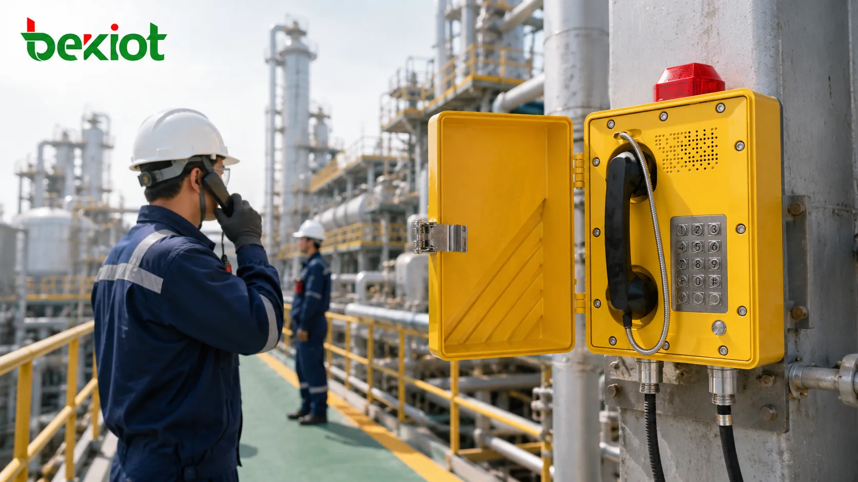 O que é uma estação de chamada à prova de explosão? Funções e aplicações para comunicação industrial em áreas perigosas