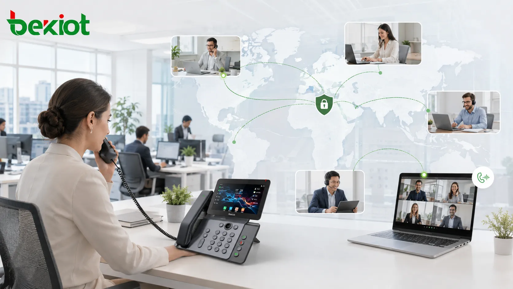 Solução privada de audioconferência para grandes empresas