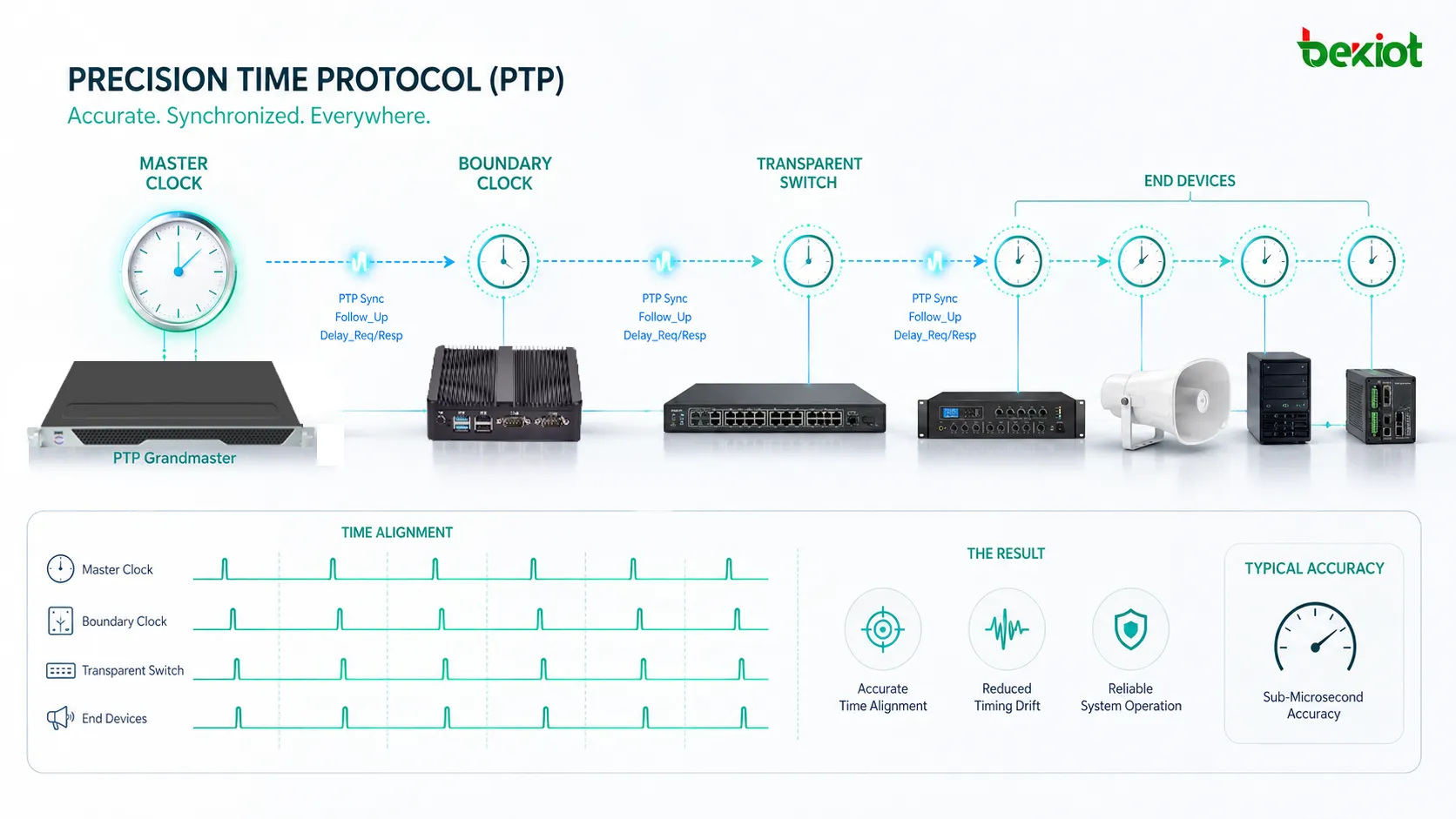 O que é o Protocolo de Tempo de Precisão (PTP)? Como Funciona, Benefícios e Aplicações
