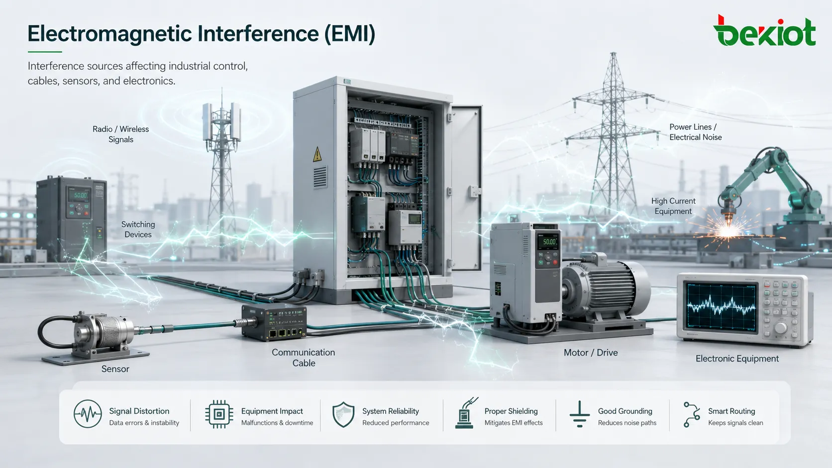 O que é interferência eletromagnética (EMI)? Normas e níveis de proteção