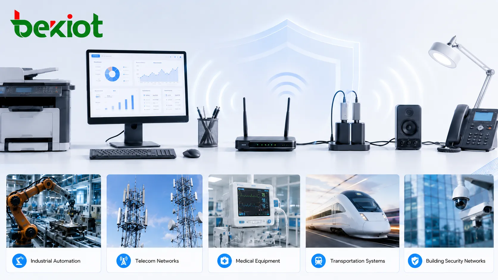 Aplicações de EMI em automação industrial telecomunicações equipamentos médicos sistemas de transporte e redes de segurança predial