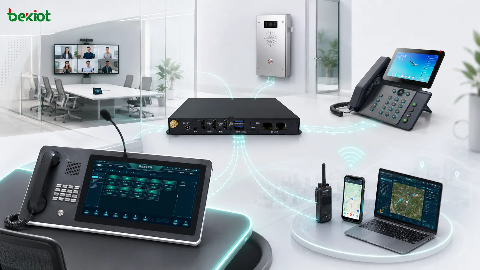Como um Sistema de Despacho de Comandos Funciona com um Gateway de Videoconferência