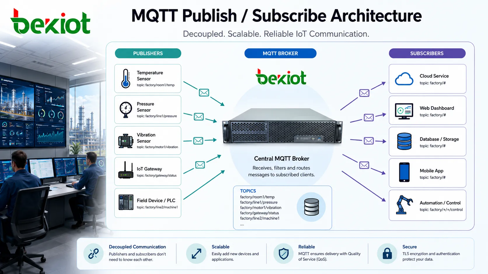 Análise do princípio de funcionamento do MQTT
