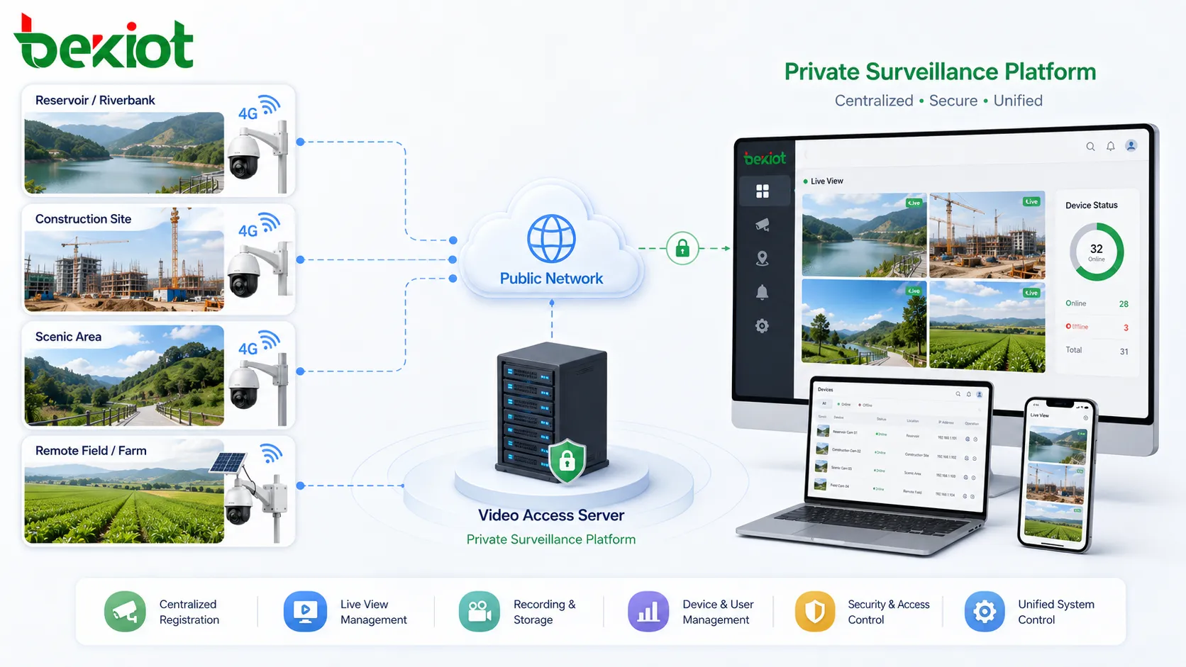 Como construir uma plataforma privada de videovigilância para câmeras 4G