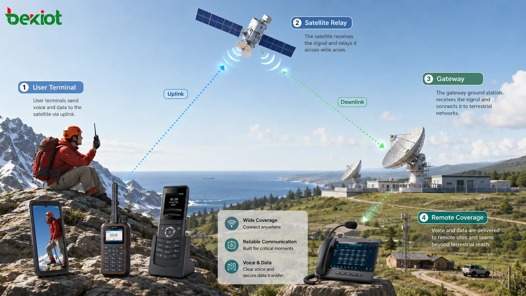 Como funciona a comunicação via satélite: alcance de cobertura e casos de uso