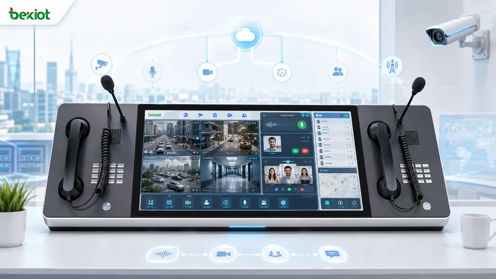 Solução de Integração de Vídeo para Console de Despacho WebRTC