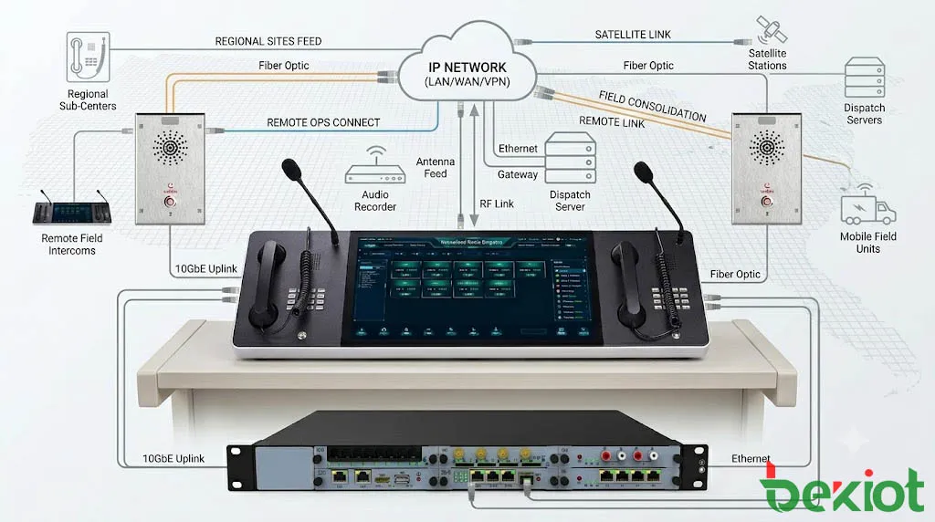 Sistema de Despacho de Rádio Baseado em IP: Arquitetura, Funções e Aplicações Industriais