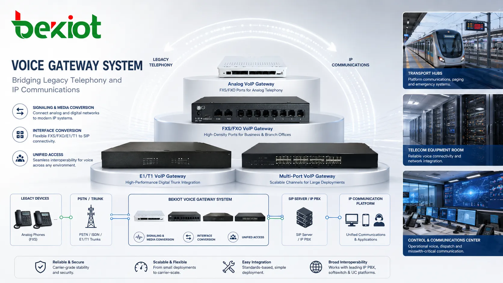 Como definir um gateway de voz? Funções e aplicações