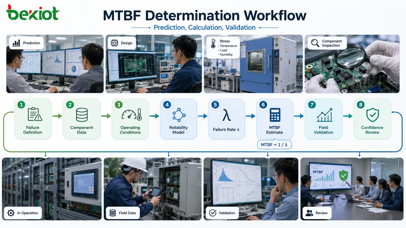 Como o padrão MTBF é determinado e como o nível de proteção é avaliado?