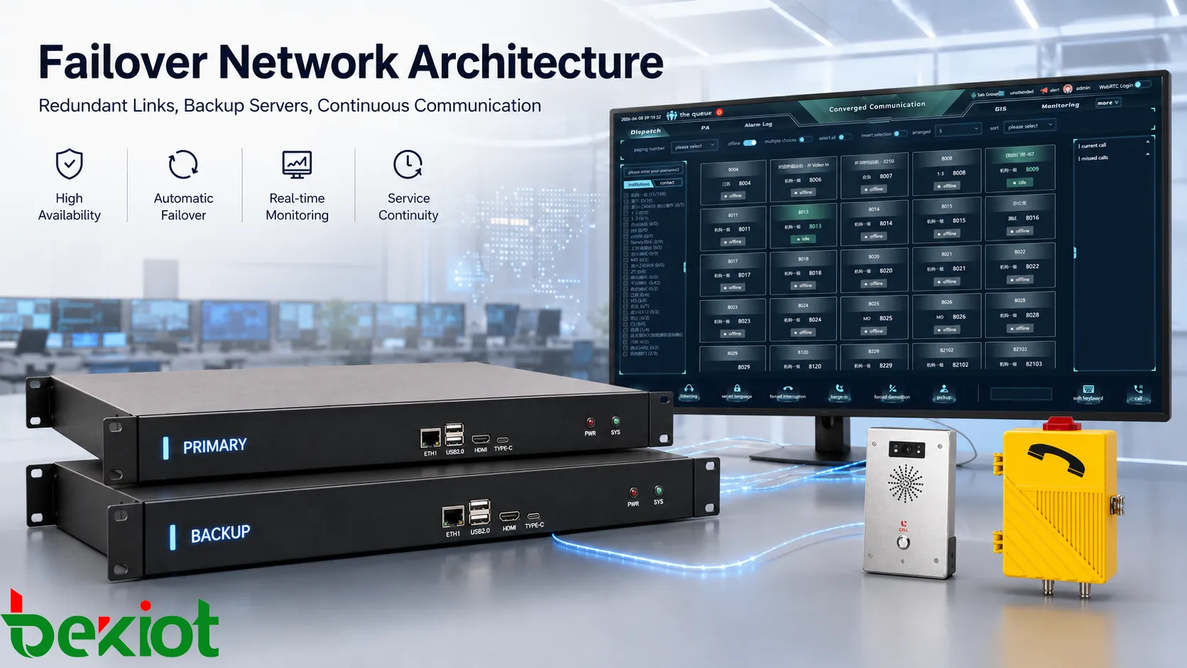 Análise da arquitetura de rede com failover