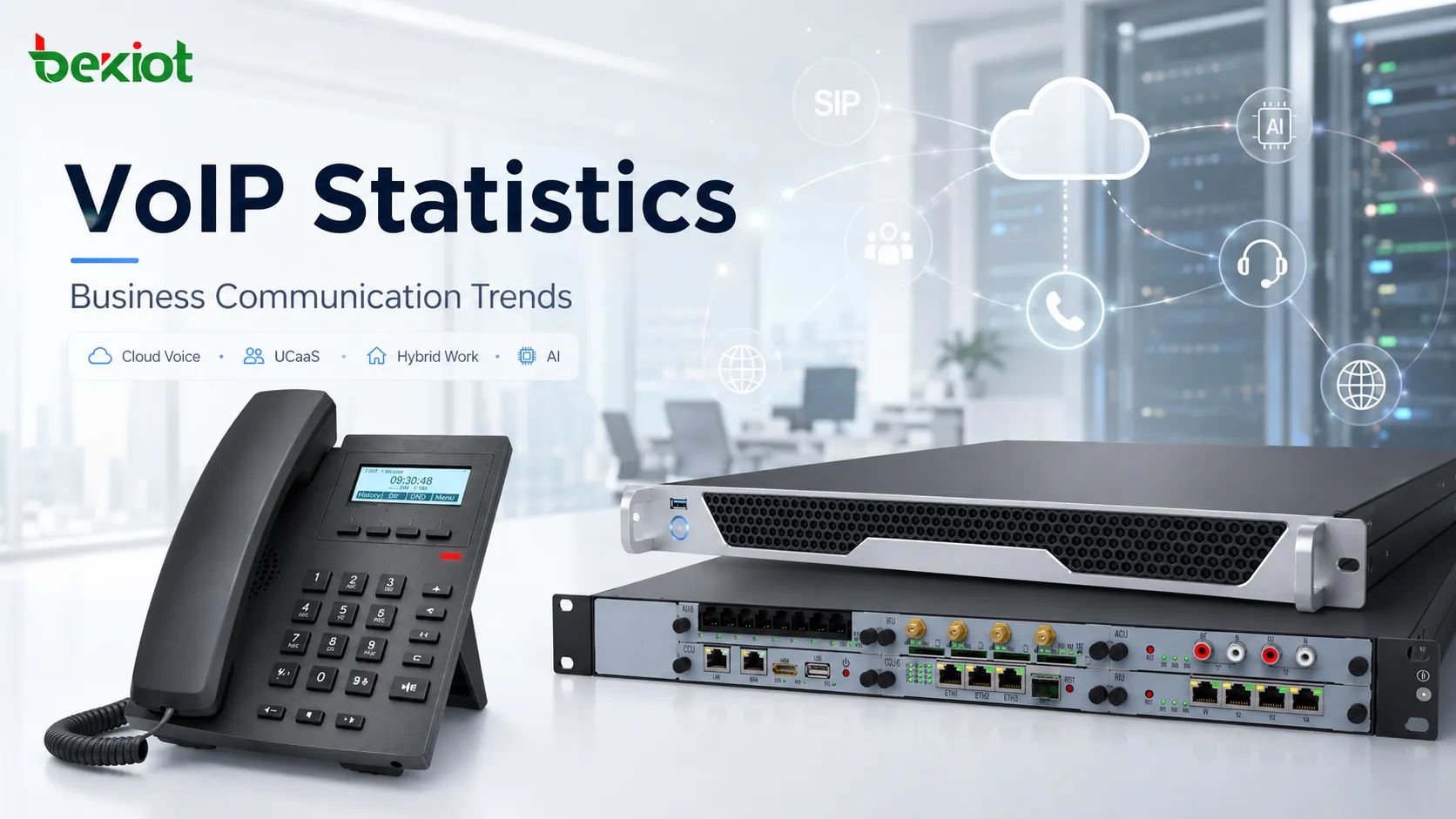 Estatísticas mais recentes de VoIP e análise das tendências de comunicação empresarial