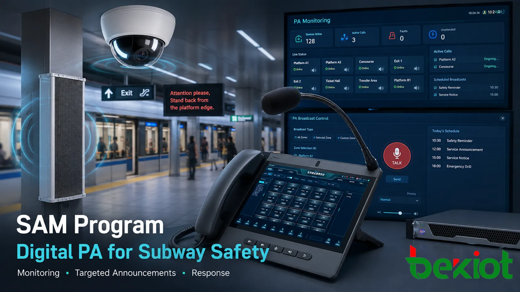 Programa SAM e o papel da sonorização digital na segurança das estações de metro