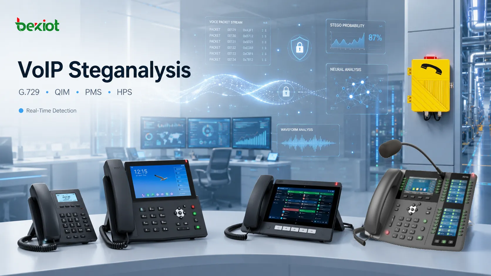 Como detectar dados ocultos em fluxos VoIP?