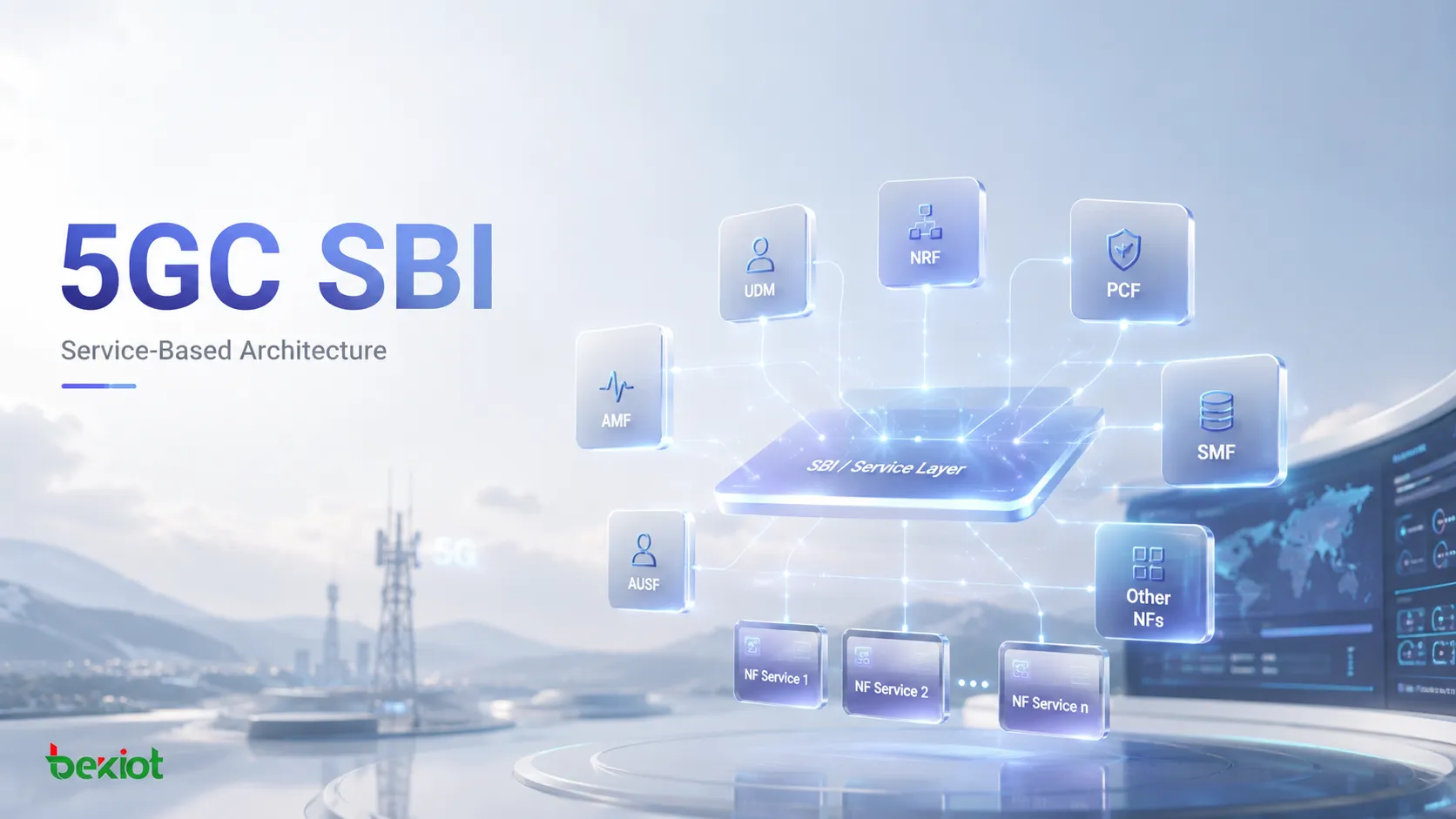 Visão geral da interface SBI do 5GC: dos pontos de referência à arquitetura baseada em serviços