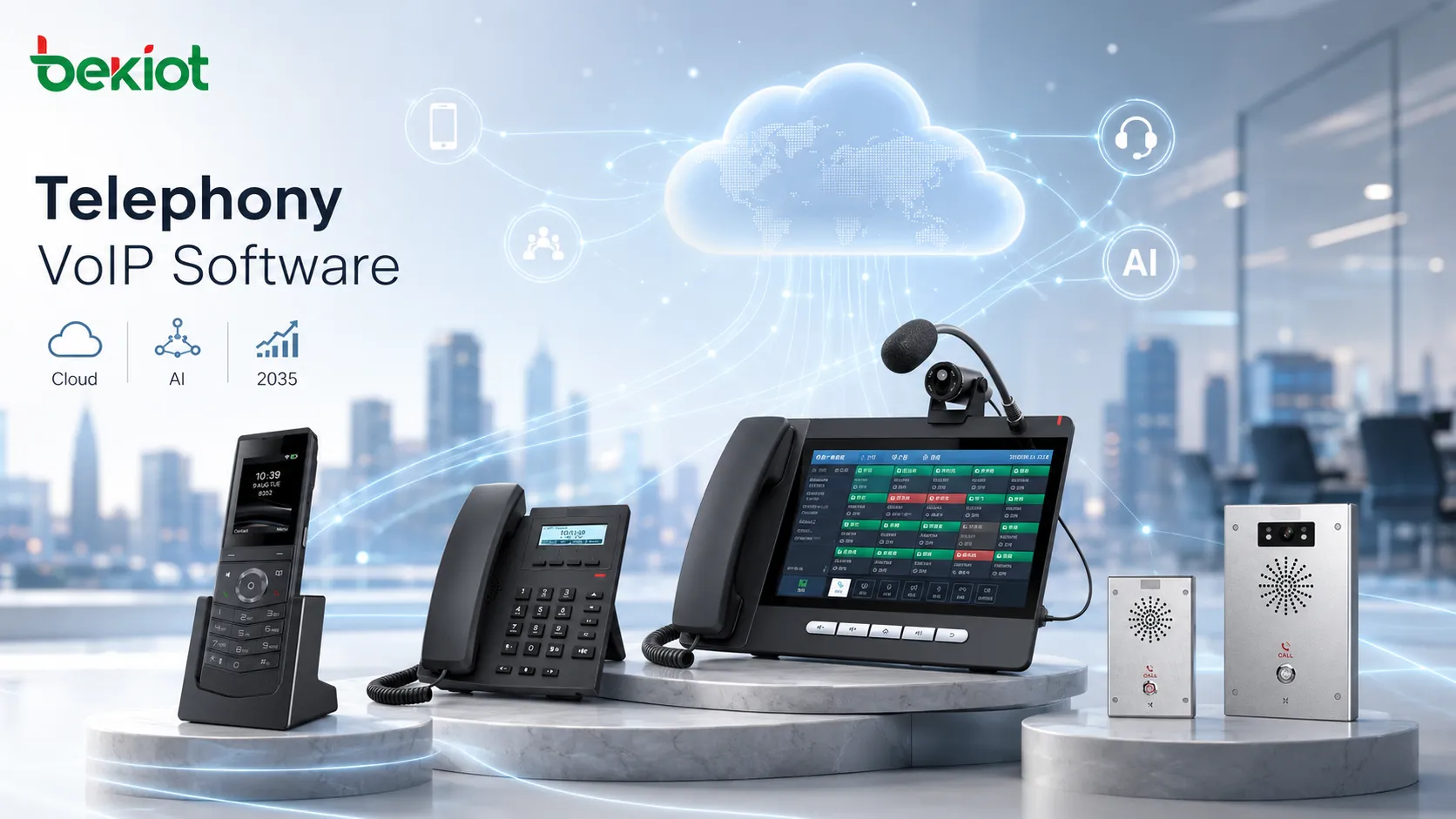 Por que o mercado de software de telefonia VoIP cresce até 2035?