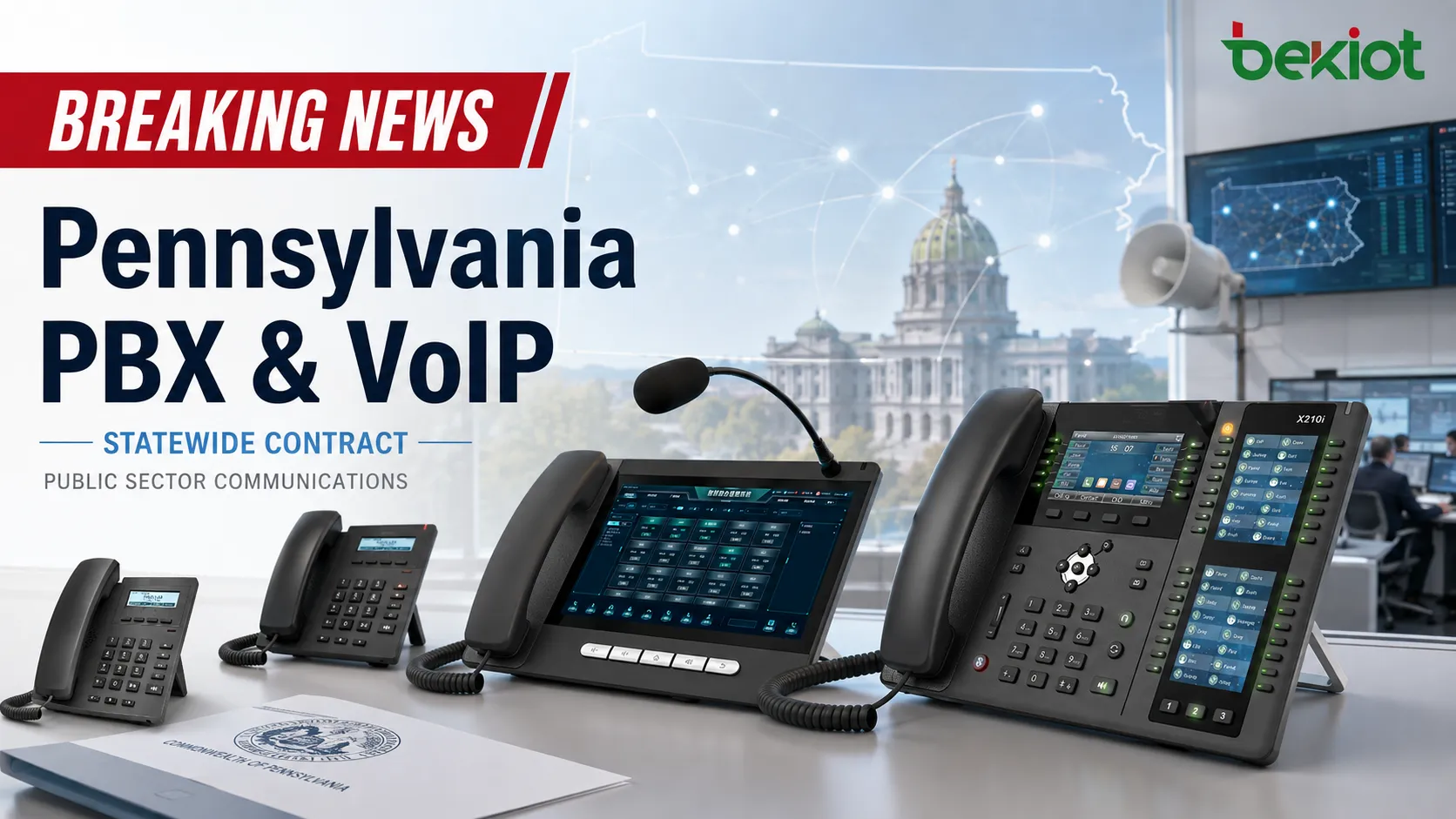 Última hora: ConnX conquista contrato de PBX e VoIP na Pensilvânia