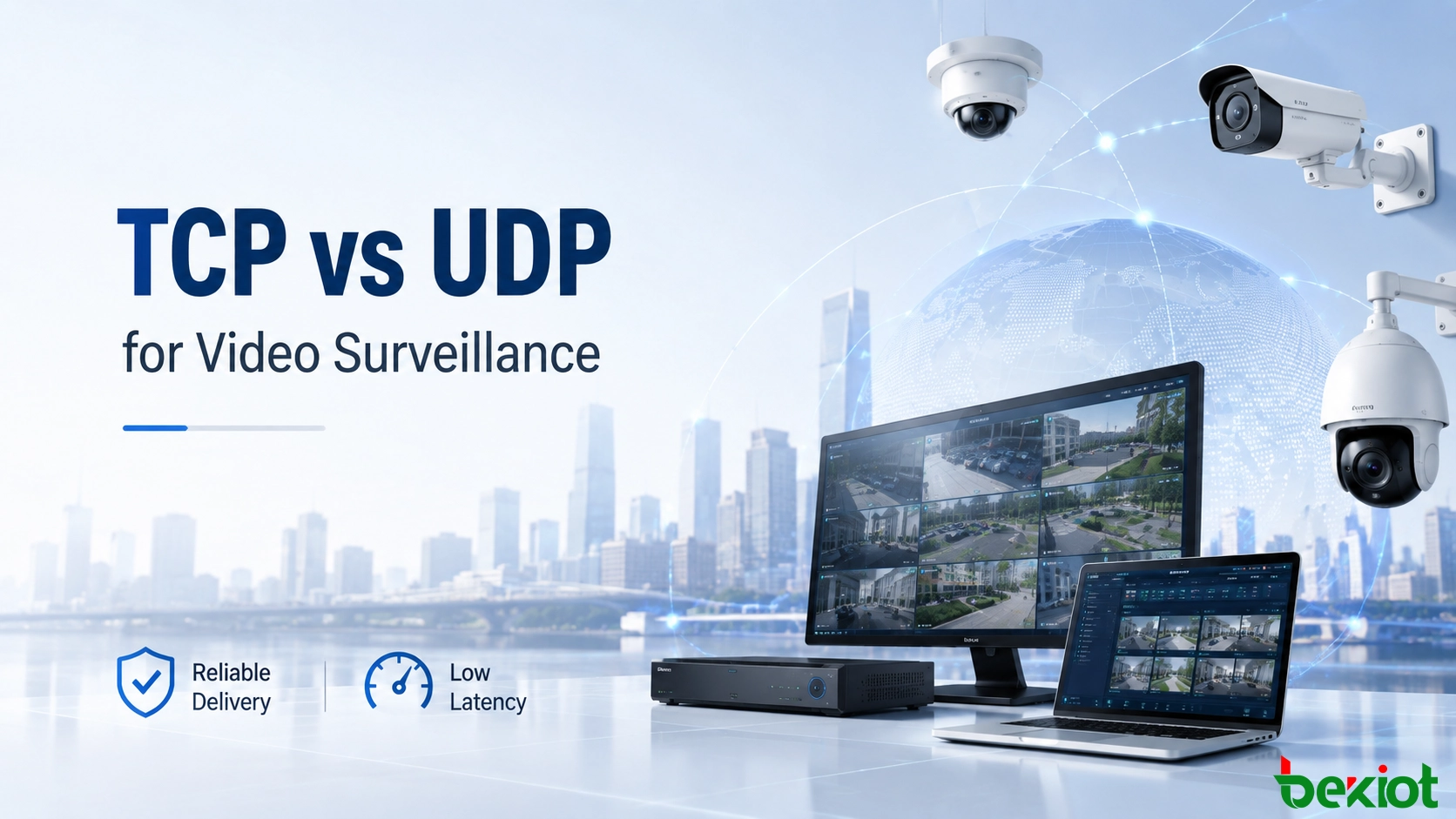 TCP vs. UDP para câmeras de videovigilância: qual você deve usar?