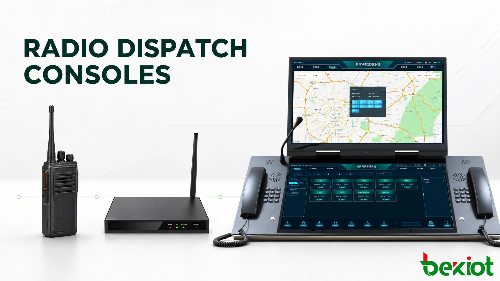 Consolas de despacho por rádio: funcionalidades, tipos e integração com sistemas