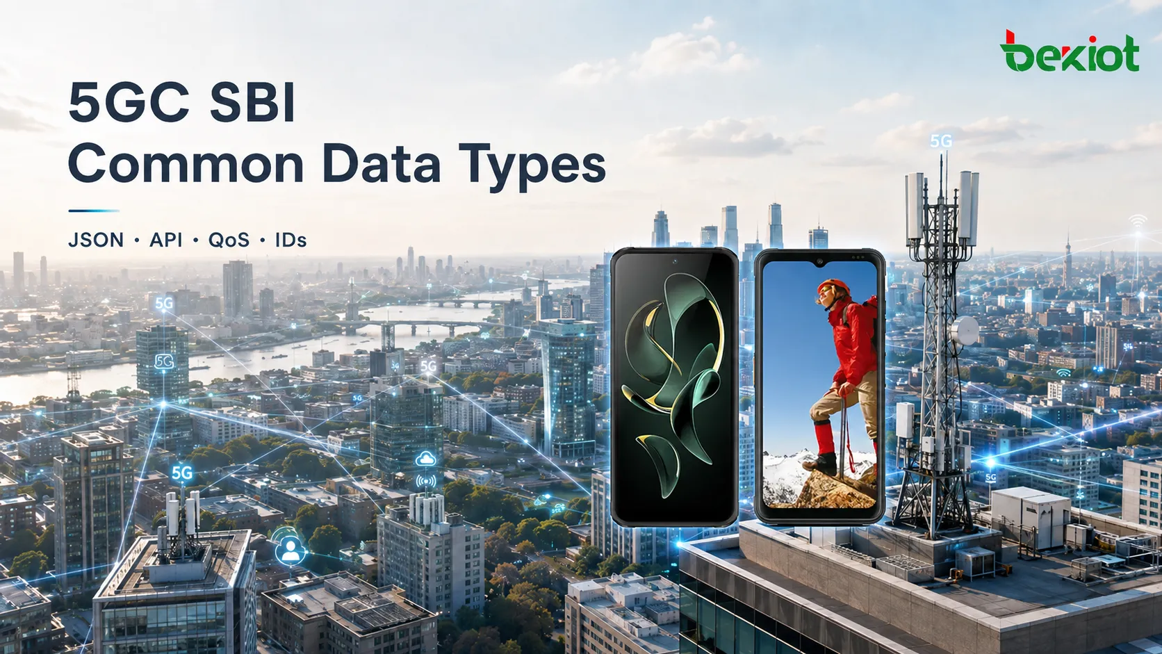 Como funcionam os tipos de dados comuns da SBI do 5GC?