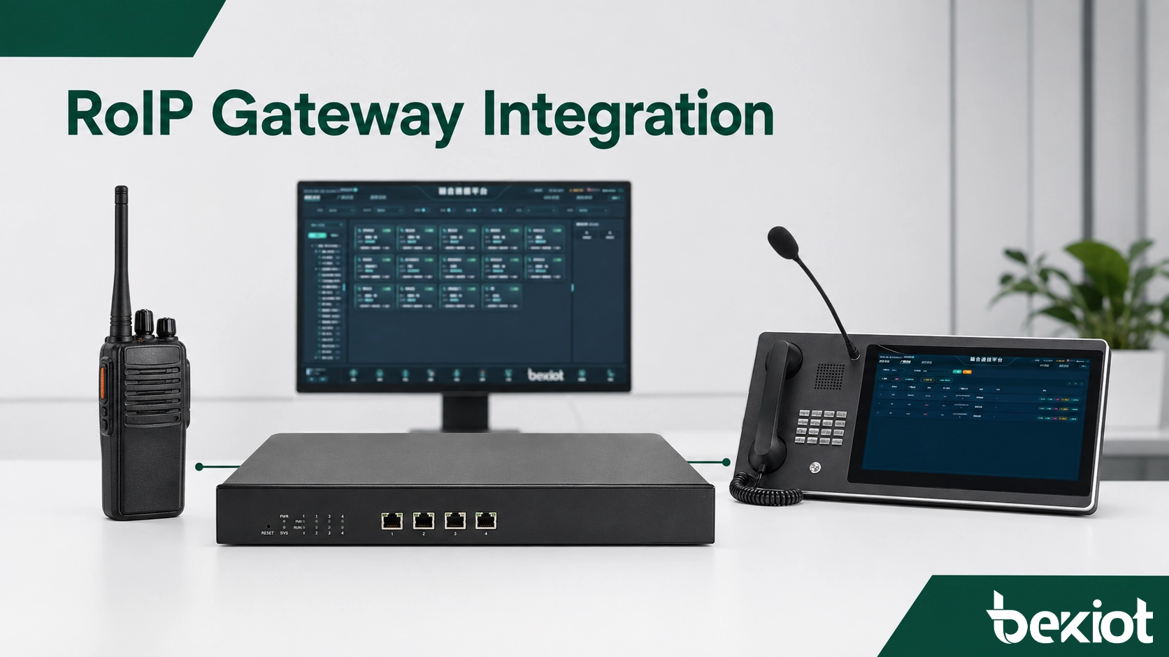 O que faz um gateway RoIP? Funções e soluções de integração