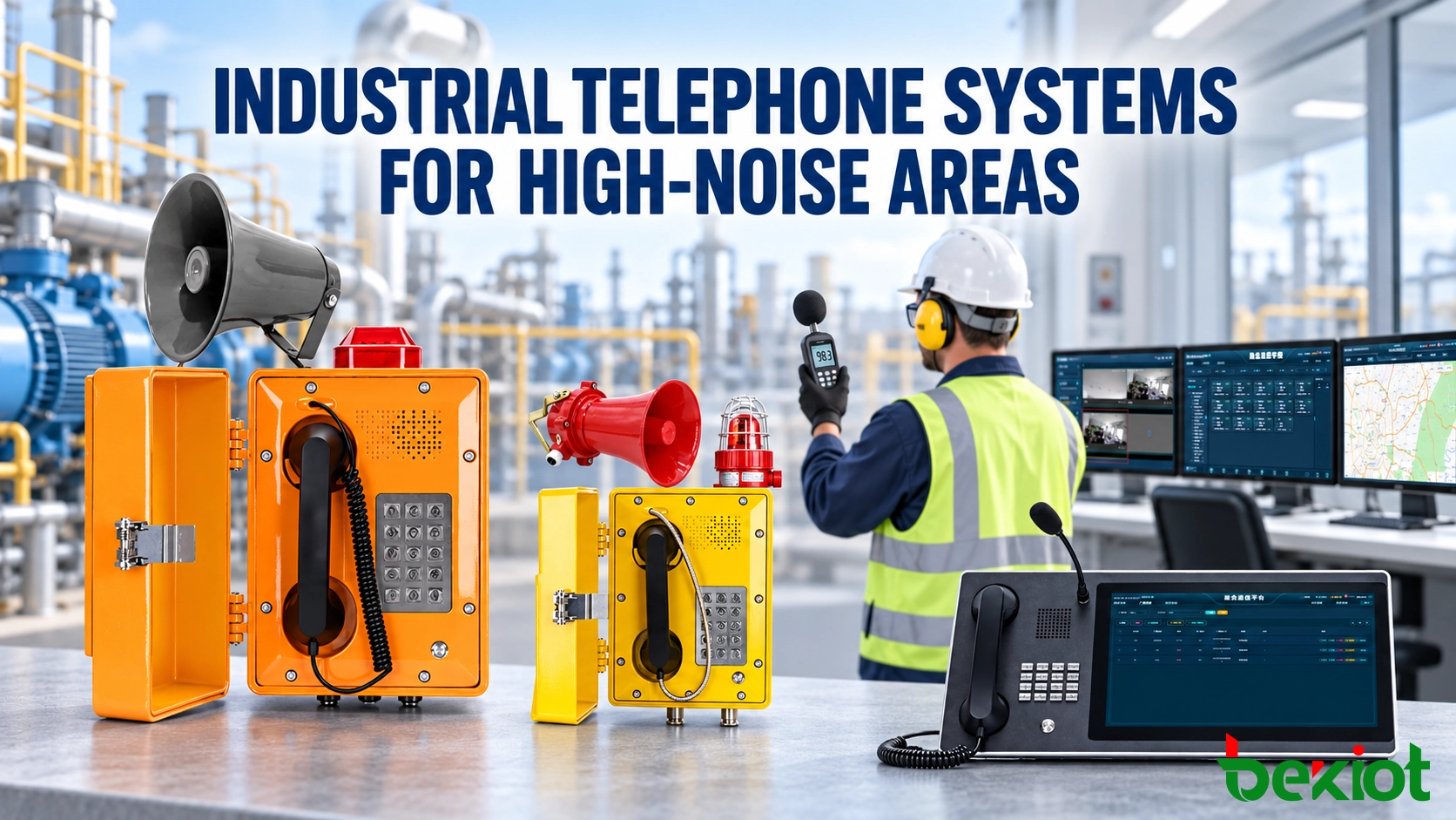 Como Projetar um Sistema Telefônico Industrial para Ambientes Ruidosos