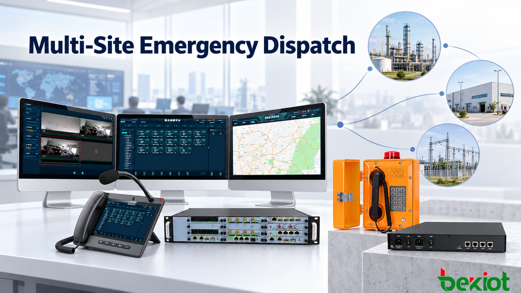 Despacho de Emergência Multissite: Controle Central e Resiliência Local