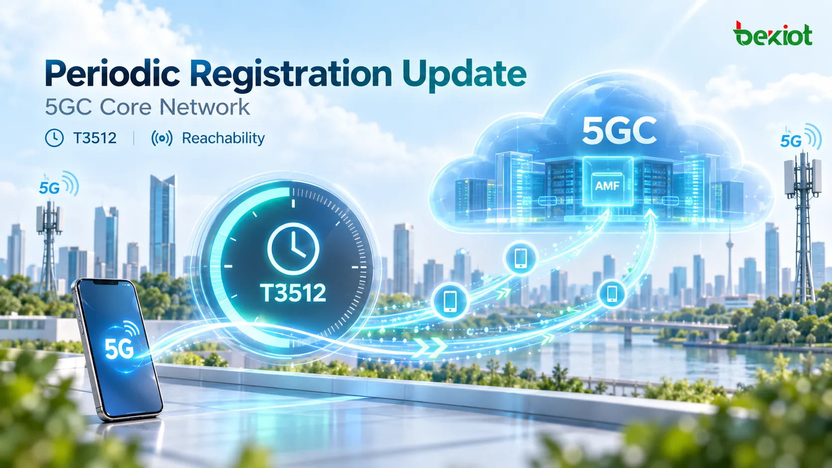 Procedimento de Atualização Periódica de Registro na Rede Central 5GC