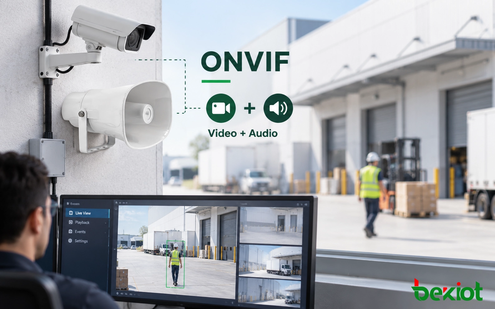 Integração ONVIF e Videovigilância